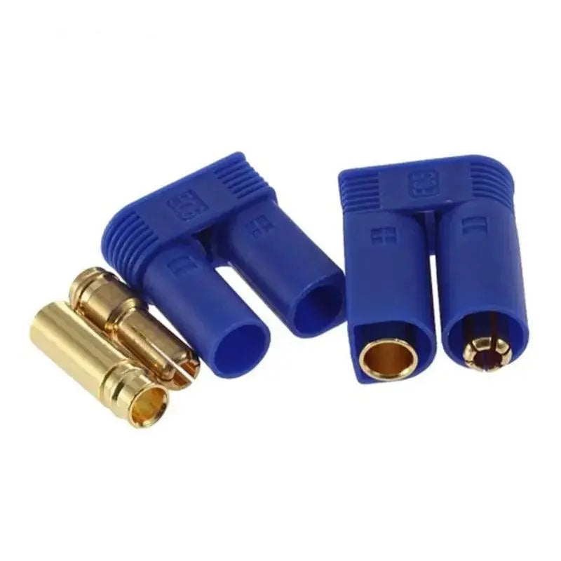 10 Pairs/Lot EC5 Banana Plug Bullet Connector Female+Male for RC Part - electrical center b2c