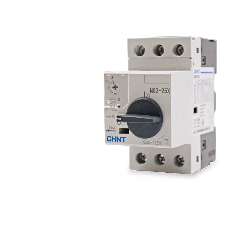 mpcb ns2-25x three phase motor starter,4~6.3a din rail overload phase failure protection switch,ac690v manual motor circuit breaker