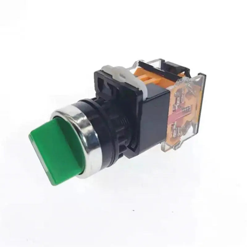 22mm Selector Knob Rotary Switch Latching Momentary 2NO 1NO1NC 2 3 Position DPST 10A 400V Power Switch ON/OFF Red Green Black - electrical center b2c