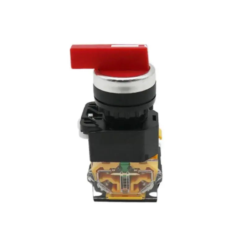 22mm Selector Knob Rotary Switch Latching Momentary 2NO 1NO1NC 2 3 Position DPST 10A 400V Power Switch ON/OFF Red Green Black - electrical center b2c