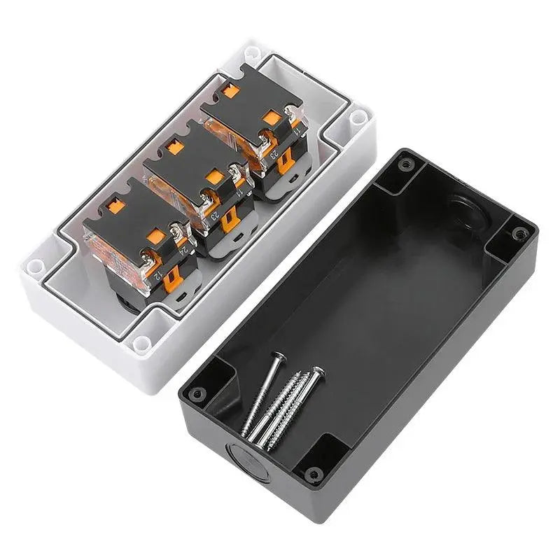 Push button switch control box emergency stop button indicating plastic electrical box spring hand-held self-starting waterproof - electrical center b2c