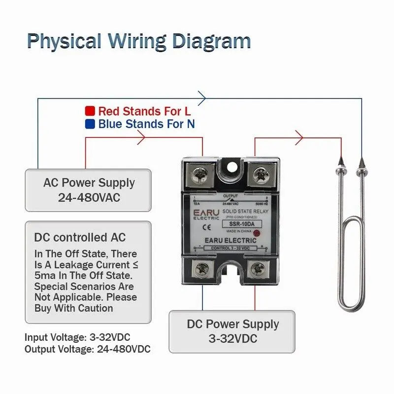 SSR-25DA SSR-40DA SSR SSR 10A 40A 60A 80A 100A Solid State Relay - electrical center b2c