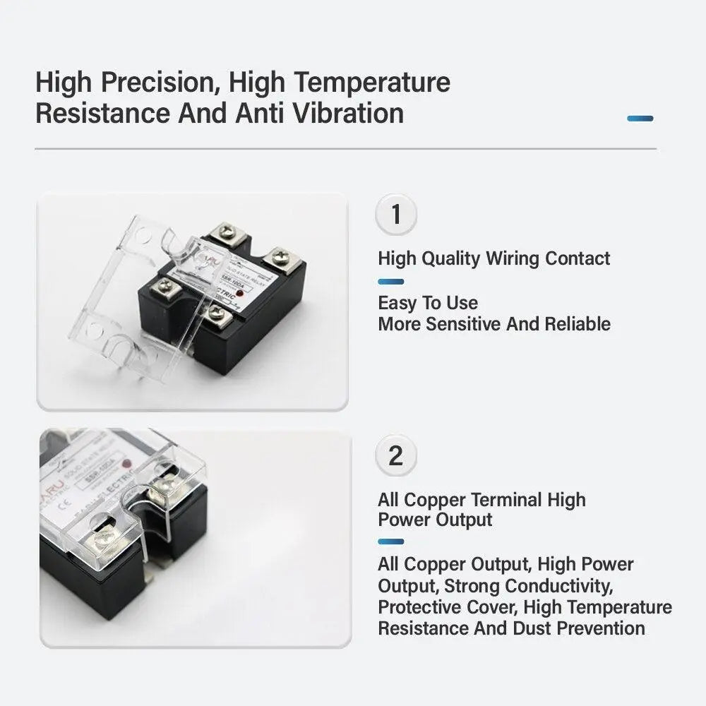 SSR-25DA SSR-40DA SSR SSR 10A 40A 60A 80A 100A Solid State Relay - electrical center b2c