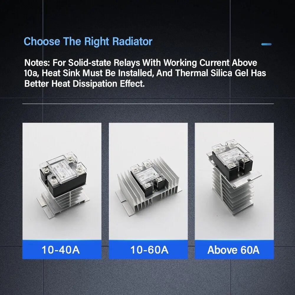 SSR-25DA SSR-40DA SSR SSR 10A 40A 60A 80A 100A Solid State Relay - electrical center b2c