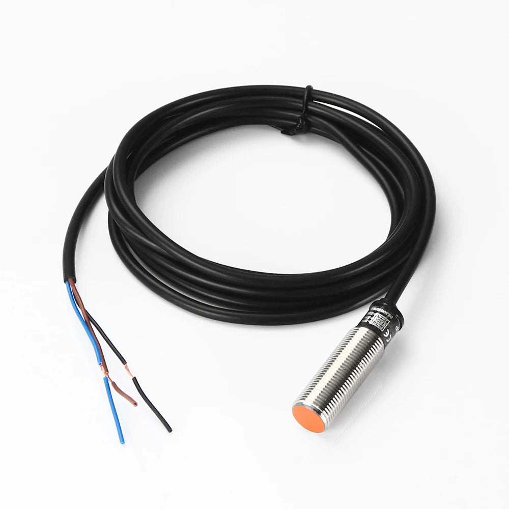 GTRIC M8 Inductive Proximity Sensor Switch 12-24V DC Short Type Flush PR08-1.5DN PR08-1.5DP NPN PNP 1.5mm Sensing Distance,Flush-Mount Shielded type 