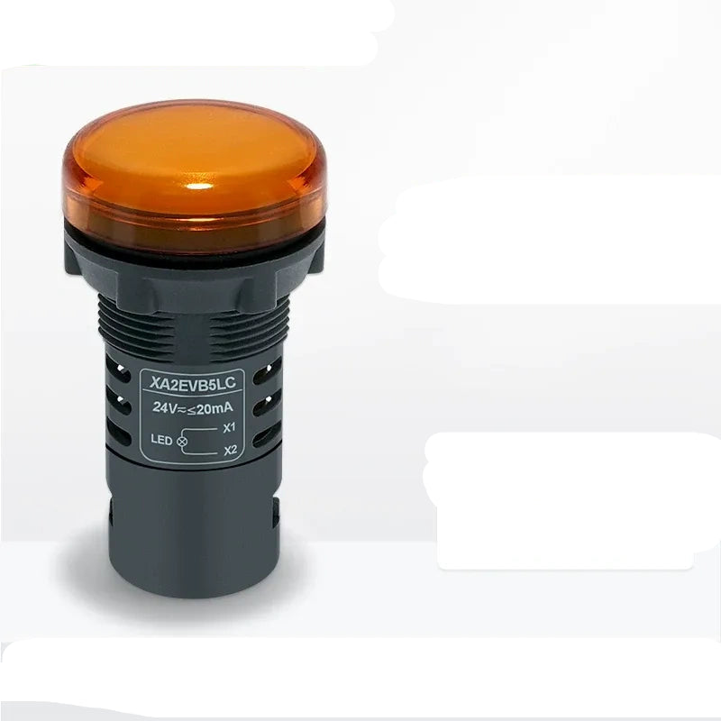 Schneider Indicator Light ,XB2EVB5LC YELLOW LED BUZZER Indicator ,AC/DC 24V 22mm Panel Mount Light, Industrial Signal Lamp 