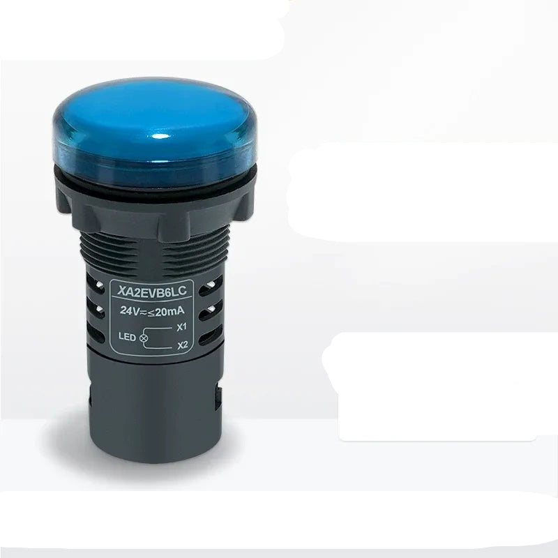 Schneider Indicator Light ,XB2EVB6LC BLUE LED BUZZER Indicator ,AC/DC 24V 22mm Panel Mount Light, Industrial Signal Lamp 