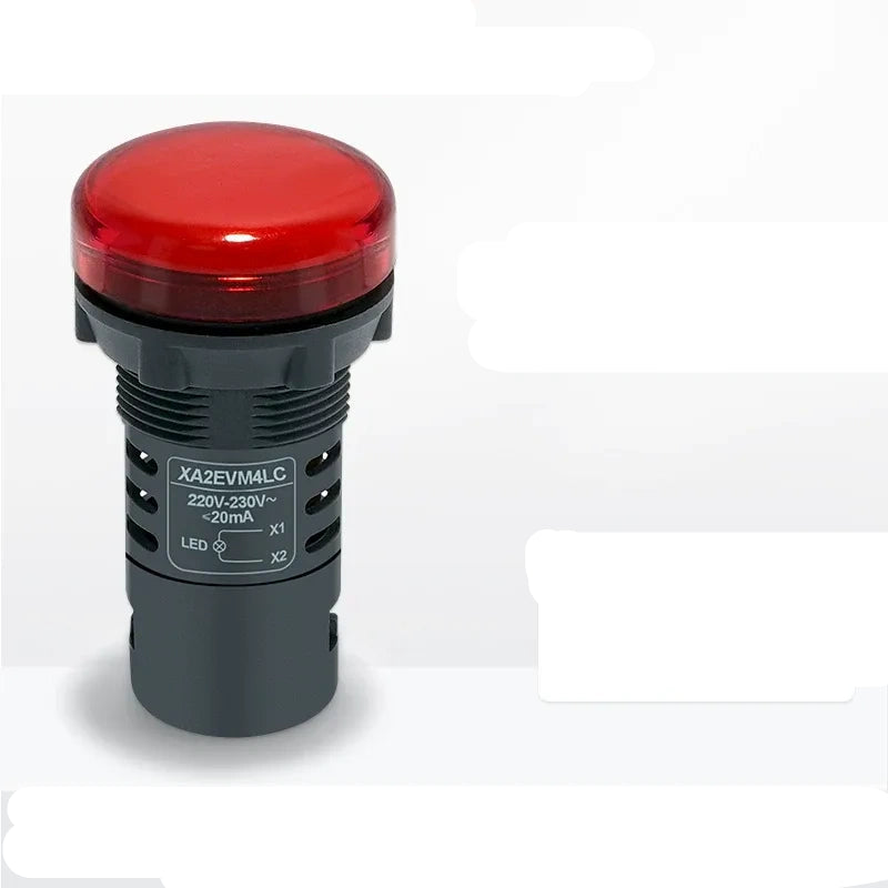 Schneider Indicator Light ,XB2EVM4LC RED LED BUZZER Indicator ,AC 220V 22mm Panel Mount Light, Industrial Signal Lamp 