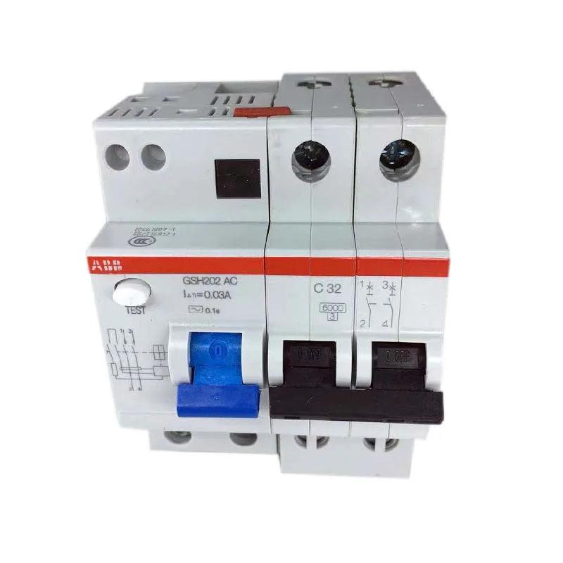 ABB Electric GSH202 2P AC-C 40A 63A 30MA Mini AIR Leakage Circuit Breaker Protection Switch Residual Current Operation Device