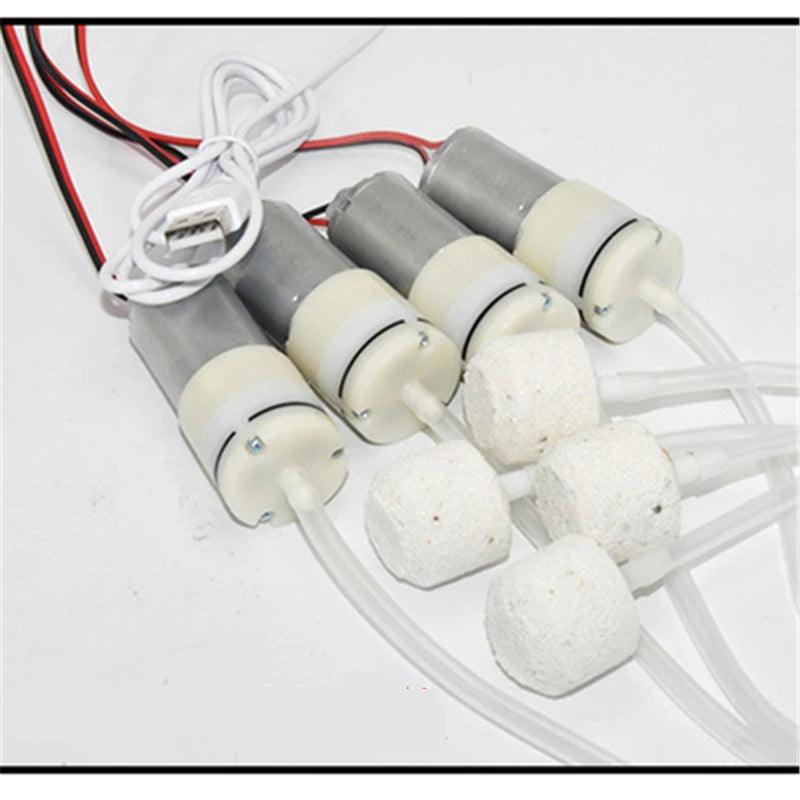 47640978096321Air Pomp USB Power Bank DC 5V 6V Oxygen Pump PWM Adjust Volume Portable For Outdoor Fishing Aquarium Pumps Aerator Fish Tank