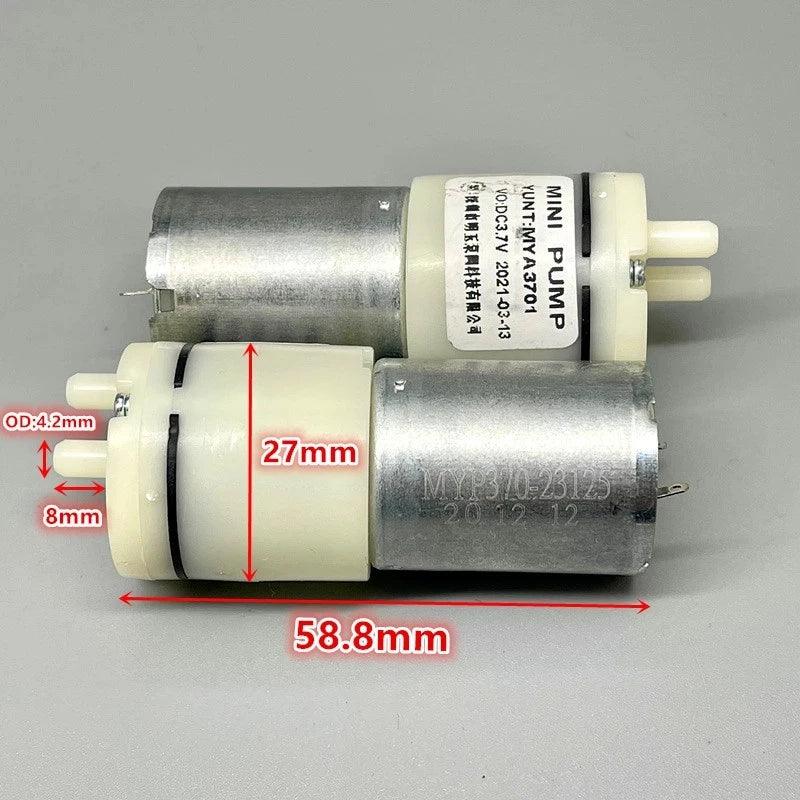 Air Pump DC 3V 3.7V Micro Oxygen Pomp 370 DC Motor Vacuum Pump Inflator MYP3701 Use For Breast Pump Nasal Aspirator Massager