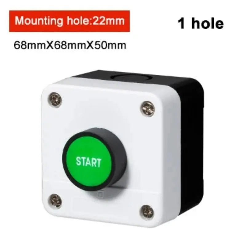 arrow symbol indicating start and stop self-recovery waterproof button switch emergency stop industrial hand-held control box - electrical center b2c