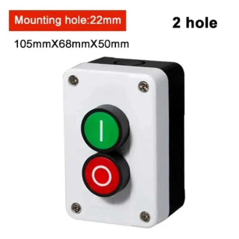 arrow symbol indicating start and stop self-recovery waterproof button switch emergency stop industrial hand-held control box - electrical center b2c