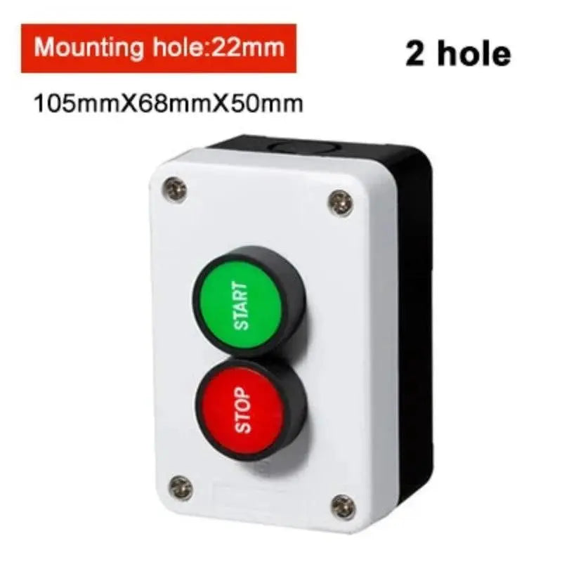 arrow symbol indicating start and stop self-recovery waterproof button switch emergency stop industrial hand-held control box - electrical center b2c