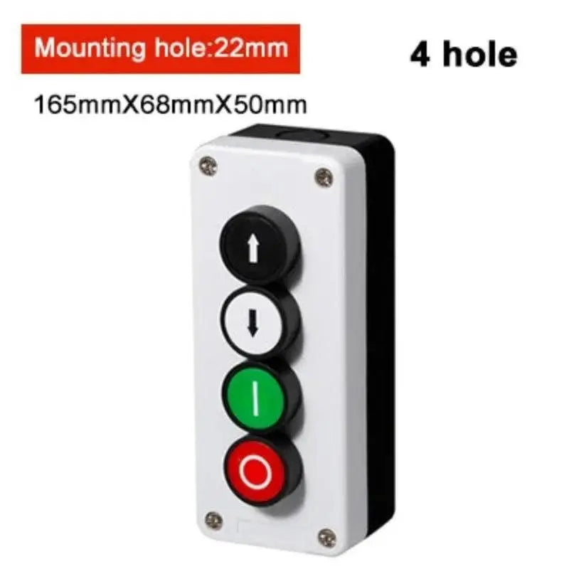 arrow symbol indicating start and stop self-recovery waterproof button switch emergency stop industrial hand-held control box - electrical center b2c