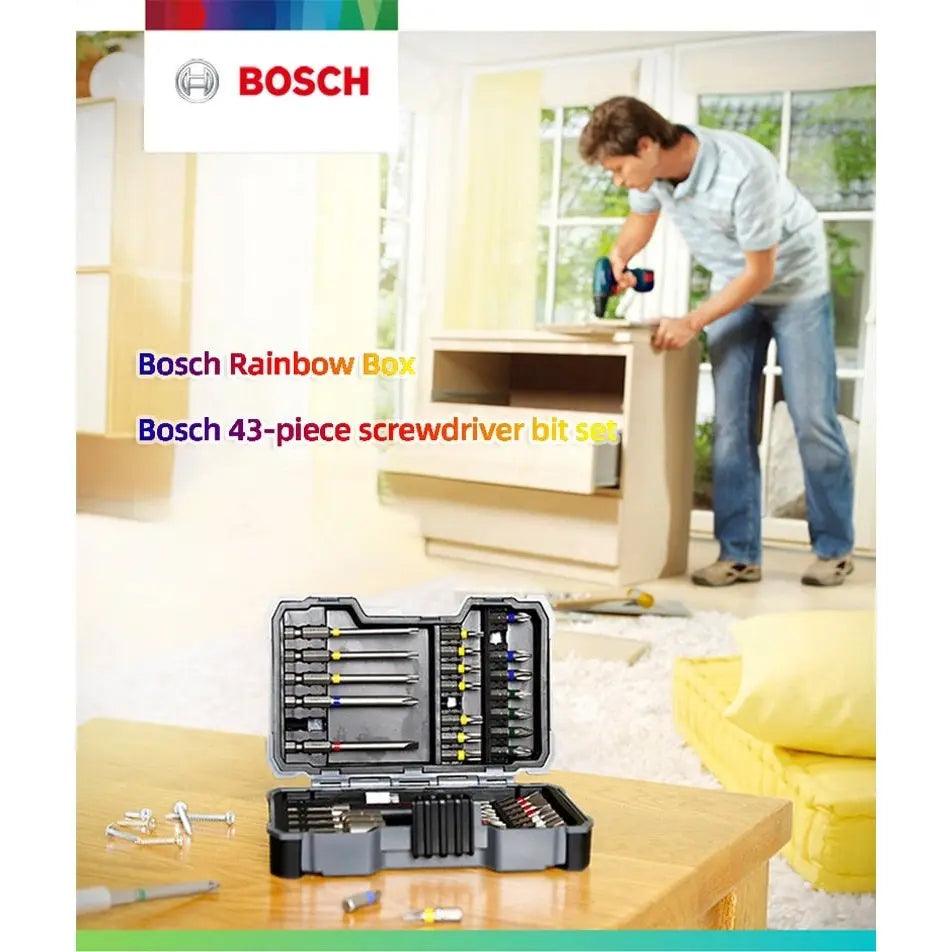 BOSCH- 43 Piece Screwdriver Head Set Rainbow Magic Box - electrical center b2c