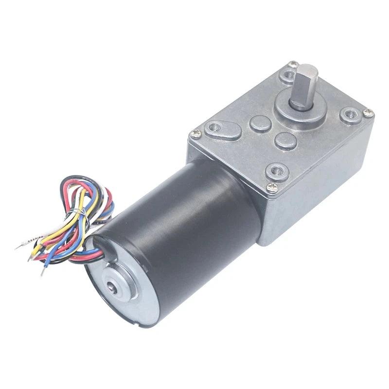 Brushless Gear Worm Motor DC 12V 24V High Torque 70KG.CM Speed 12rpm-471rpm BLDC Motors PWM Forward Reversed 5840-3650