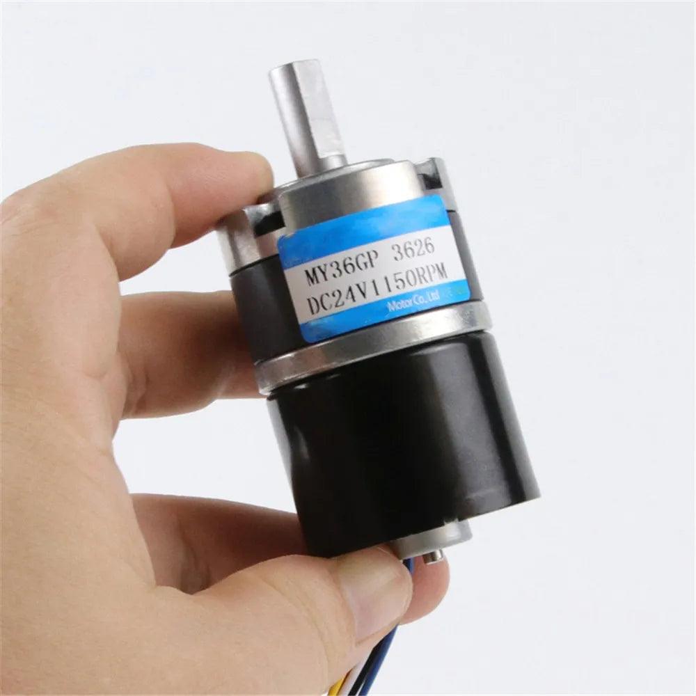 Brushless Planetary Gear Motor DC 12V 24V High Torque 90KG Speed 8rpm To 1154rpm PWM BLDC Metal Gearbox Moter 36GP-3626 Electric - electrical center b2c