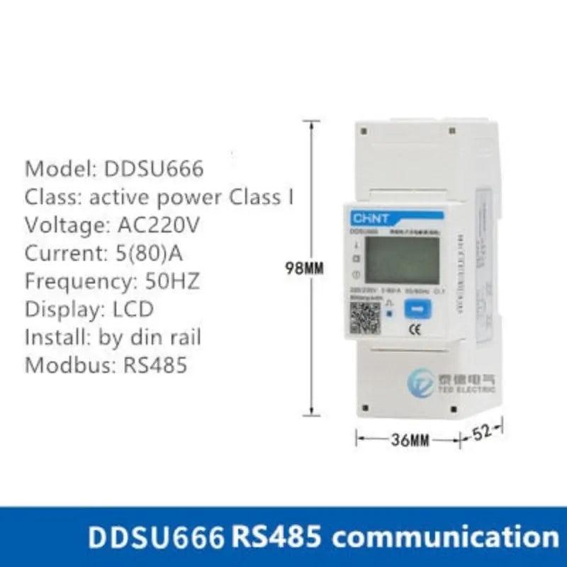 CHINT- Multifunction Meter Programable| V,A,W,KWH,VAR, RS485 6A-80 optional - electrical center b2c