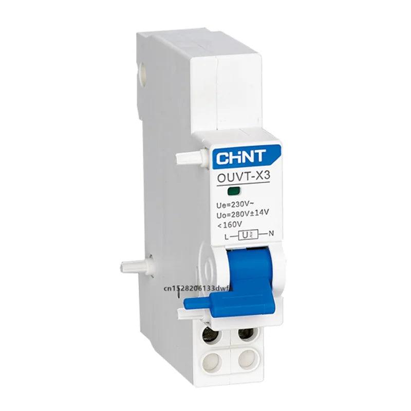 chint nxb auxiliary contact ax-x1, sht-x1 shunt trip coil, uvt undervoltage release, ovt overvoltage tripper, ouvt dual over-undervoltage accessory for miniature circuit breaker