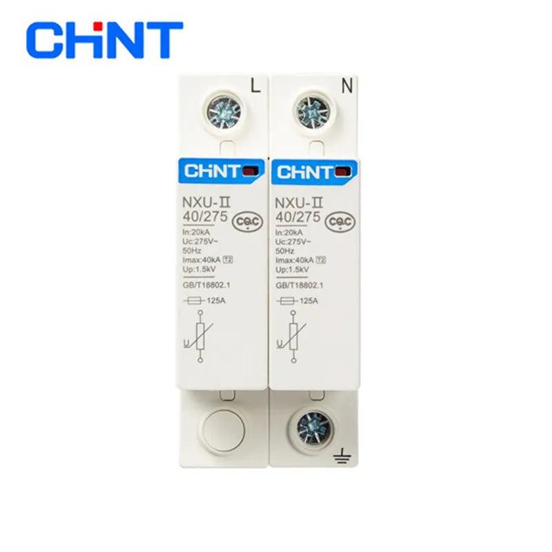 CHINT NXU-II Surge Protective Device 2P 3P 4P 15kA 40KA 65KA 100KA Surge Arrester Protect Electric System