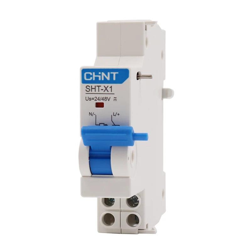 CHINT Shunt Release SHT-X1 SHT-X3 AC230V/400V AC/DC 24/48V Accessory for CHINT Circuit Breaker NXB-63 Series NXB