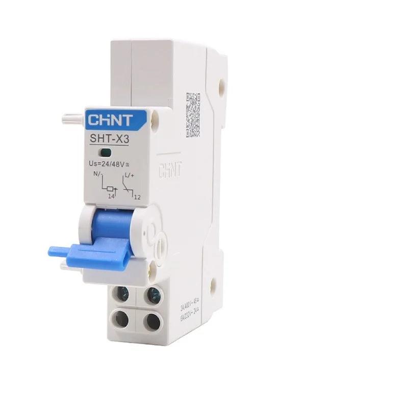 CHINT Shunt Release SHT-X1 SHT-X3 AC230V/400V AC/DC 24/48V Accessory for CHINT Circuit Breaker NXB-63 Series NXB