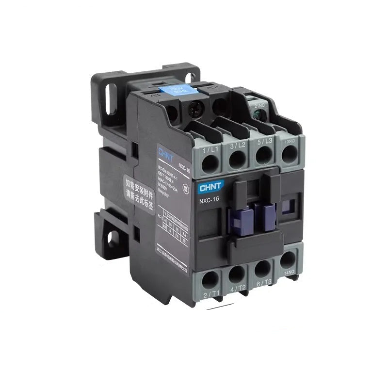 chint nxc contactor,kunlun nxc ac contactor,original chint magnetic contactor NXC-16 1NO+1NC 16A din rail contactor 