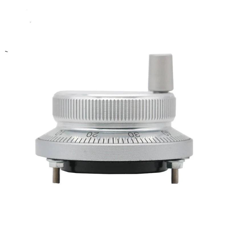 CNC Pulser Handwheel 5V 12V 24V 6pin Pulse 100 25 Manual Pulse Generator Hand Wheel PLC CNC Machine 60mm 80mm Rotary Encoder