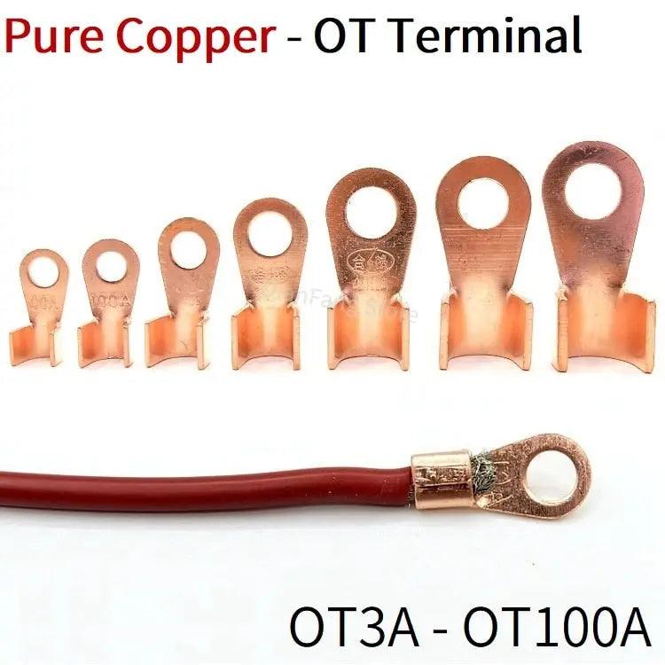 Copper Wire Terminal OT Type 3A-100A optional - electrical center b2c