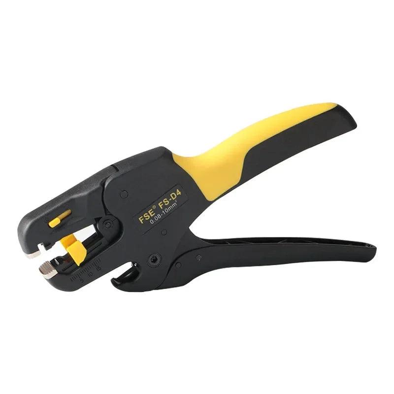 D4 Wire Stripping Pliers Multifunctional Automatic Wire Pulling Pliers for Electricians Adjustable Cable and Wire Stripping Tool