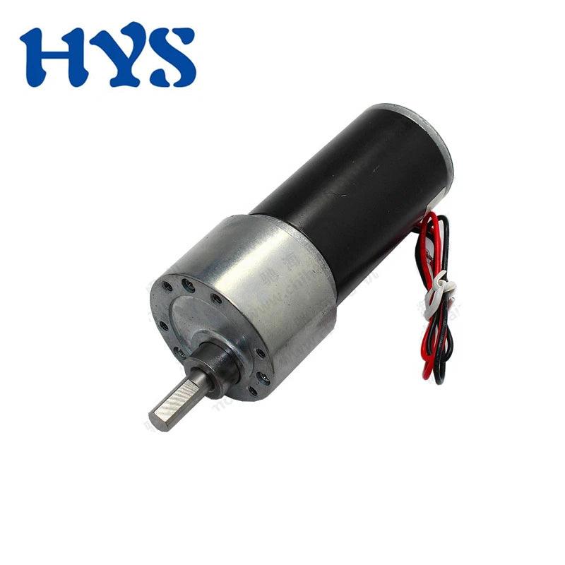 DC 12V 24V High Torque 35KG Metal Tubular Gearbox Reduction Gear Motor  JGB37 31ZY