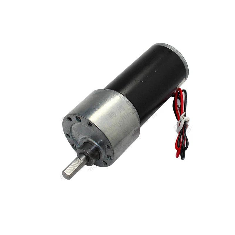 DC 12V 24V High Torque 35KG Metal Tubular Gearbox Reduction Gear Motor  JGB37 31ZY