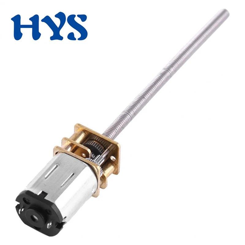 DC 3V 6V 12V N20 Mini Micro Metal Gear Motor DC Motors Shaft M3 x 55mm 15/30/60/100/150/200/300/400/500/600/800/1000 RPM