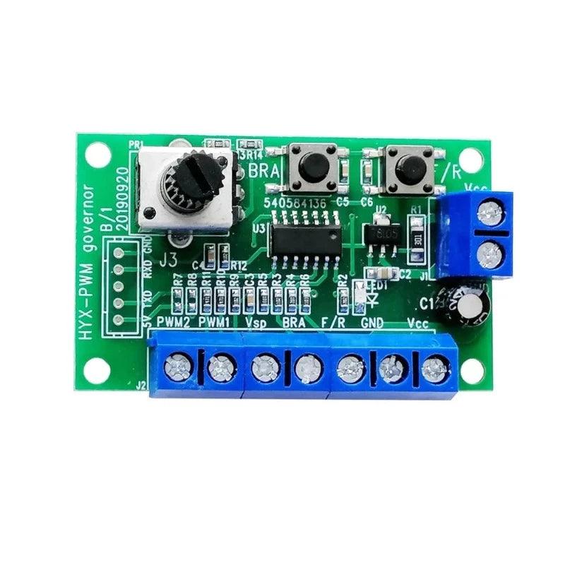 DC 5V-28V 2A Brushless Motor Controller PWM Speed BLDC 6v 12v 24v Adjustable Brake Forward Reversed CW CCW Electric