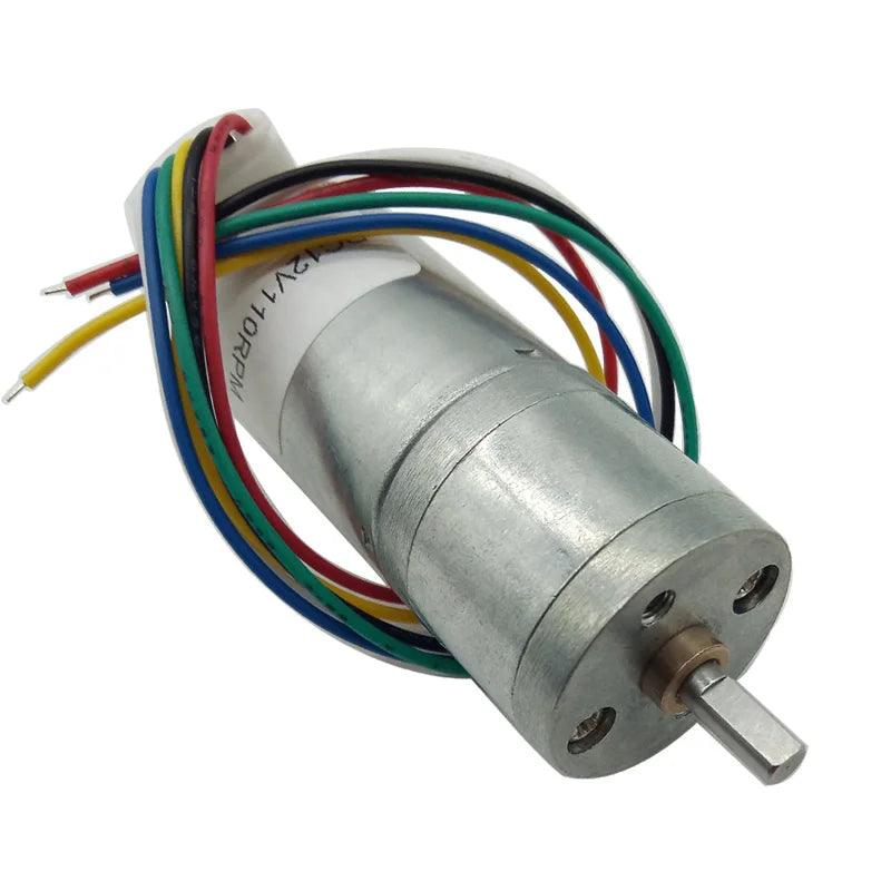 DC 6v 12v 24v High Torque Electric Motor Gear Motor with Encoder