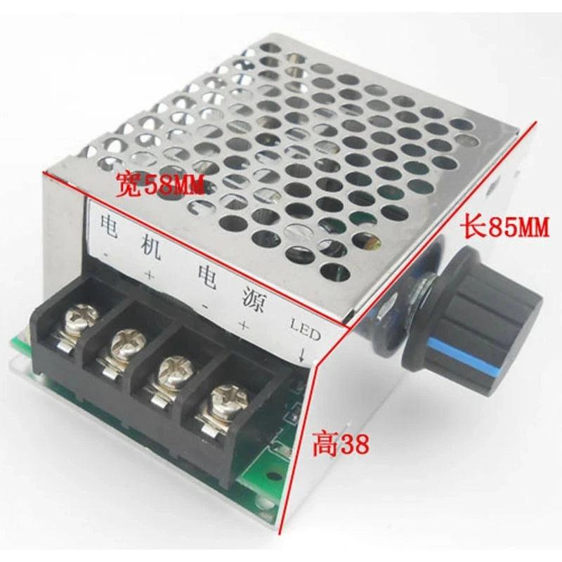 DC 9V-60V 40A PWM DC Motor Fan Speed Controller Regulator 2000W High Power Potentiometer Electric 12V 18V 24V 36V 48V Governor,dc motor controller 12v