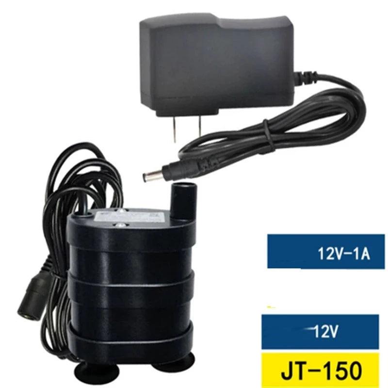 DC Mini Water Pomp 200L/h 12V Submersible Pump DC 5V USB 150L/h Electric Motor Brushless Pumps AC 220V Fish Tank Solar Water