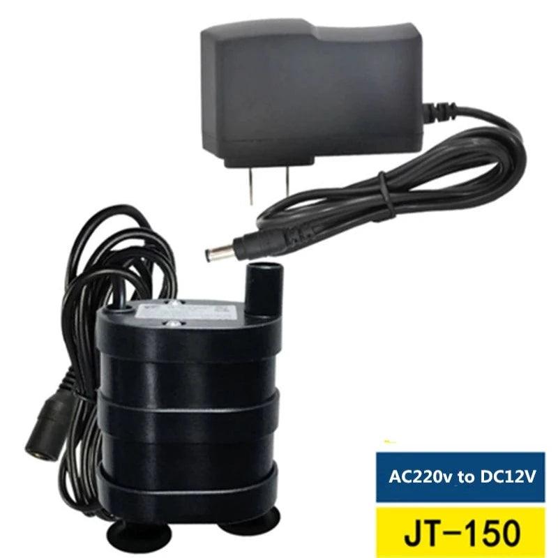 DC Mini Water Pomp 200L/h 12V Submersible Pump DC 5V USB 150L/h Electric Motor Brushless Pumps AC 220V Fish Tank Solar Water