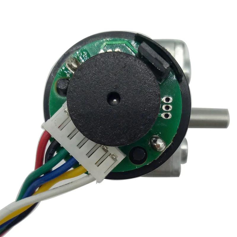 DC Motor With Hall Encoder 11PPR JGY 370 Encode DC12V Worm Gear Box Motor High Torque 5-200rpm