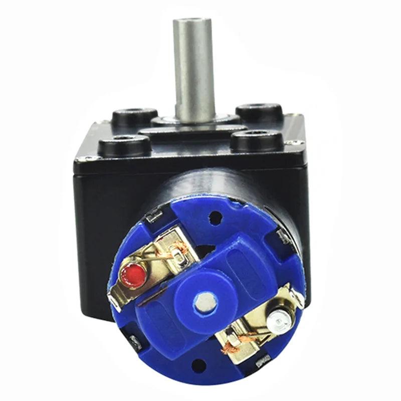 DC6V/12V24V 6RPM to 210RPM High Torque Speed Reducer Metal Worm Gear Box Motors Reversible Low Speed Worm Gear Motor JGY 370