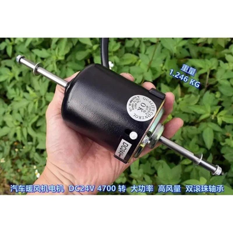 Double Ball Bearing Car Heater Motor DC 24V 4700rpm DC Motor High Power High Air Volume Quiet Air Conditioning Blower Electric - electrical center b2c