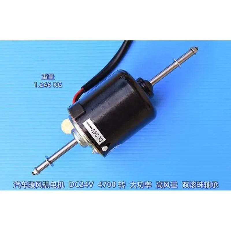 Double Ball Bearing Car Heater Motor DC 24V 4700rpm DC Motor High Power High Air Volume Quiet Air Conditioning Blower Electric