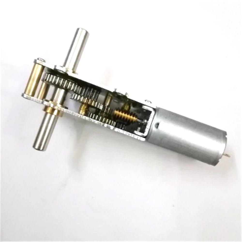 Double Shaft Length 19.5mm DC Gear Motor 1.5V 3V 6V 12V 24V Speed Reduce 3.5rpm To 120rpm Metal Gearbox Moter DIY WGF180-55