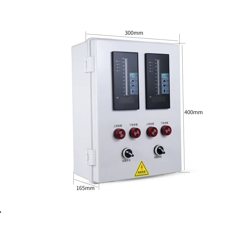 Submersible Level Sensor ABS DUAL Way distribution box with display meter
