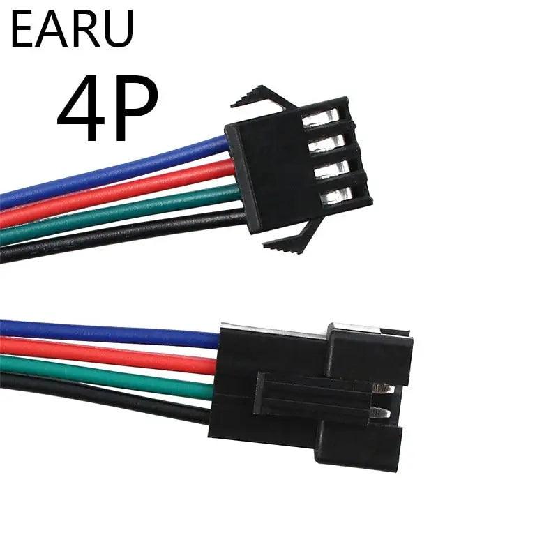 EARU- 10Pairs 15cm JST SM 2P 3P 4P 5P 6P Plug Socket| Male to Female - electrical center b2c