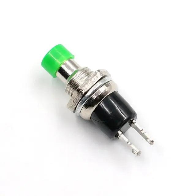 EARU- 10Pcs Micro DIY 7mm Thread 2 Pins Momentary Push Button Switch - electrical center b2c
