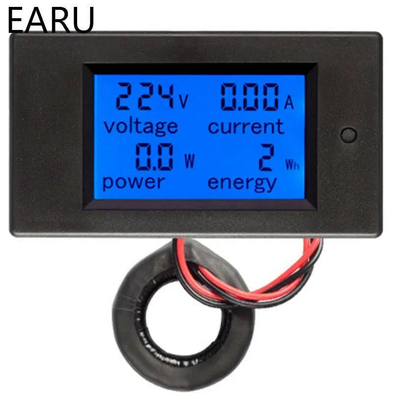 EARU- 20A 100A AC 80-260V DC 6.5-100V Digital Multi-Functional Meter - electrical center b2c