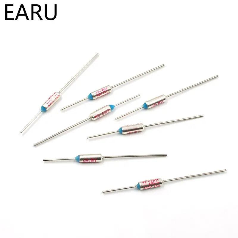 EARU- 20Pcs TF 240 Celsius Degrees Temperature Circuit Cut Off Thermal Fuse - electrical center b2c