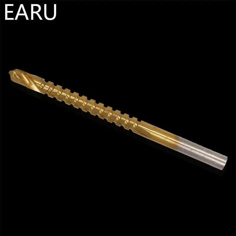 EARU-  3-8mm Titanium Coated HSS Drill Bit  6PCS/LOT - electrical center b2c